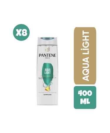 Pantene Pro-v Aqualight Shampoo For Oily Hair 400 ML X8 Pieces