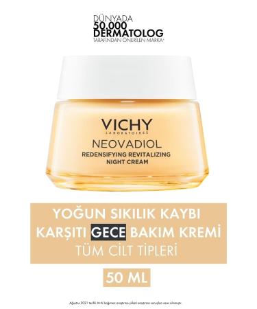 Vichy Women's Night Care Cream That Makes Your Skin Look Shiny 50 Ml...