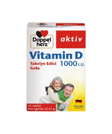 Doppelherz Vitamin D 1000 Iu 45 Tablets