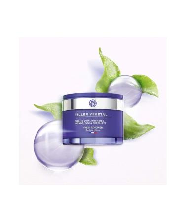 Yves Rocher Filler Vegetal Intensive Moisturizing Plumping Anti-Wrinkle Face Neck D collet Cream 50ml