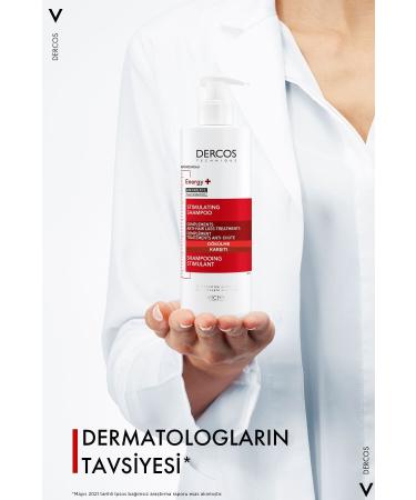 Vichy Anti Hair Loss Strengthening and Shine Shampoo 400 ml... Dercos Energy - Buy Online on GoSupps.com
