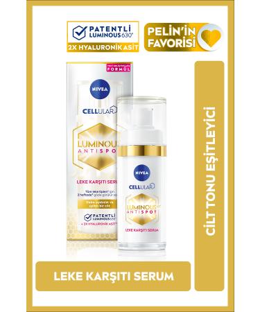 NIVEA n vea Luminous630 Anti-Spot Brightening Skin Care Serum 30 ml Skin Tone Equalizer Face Care - Buy Online on GoSupps.com