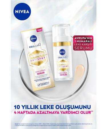 NIVEA n vea Luminous630 Anti-Spot Brightening Skin Care Serum 30 ml Skin Tone Equalizer Face Care - Buy Online on GoSupps.com