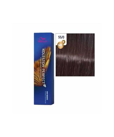Wella Koleston Perfect Super 55/0 Light Intense Brown Tube Permanent Hair Dye 60/ML