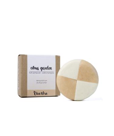 Olea Vera Citrus Garden Sulfate Free Solid Shampoo For Normal Hair 90gr