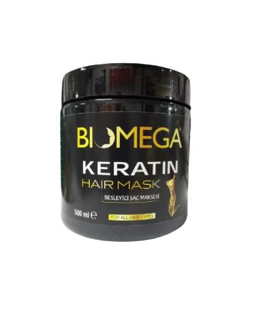 BIOMEGA Keratin Hair Mask Nourishing Hair Mask 500 Ml