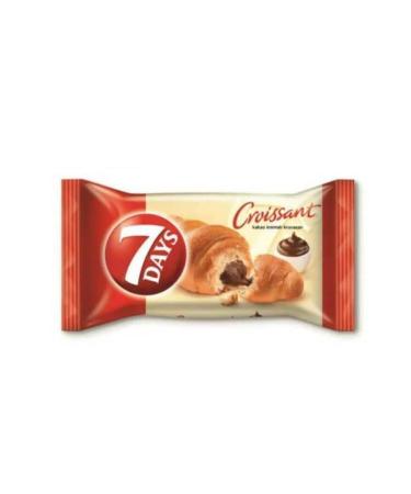 Sevenday 7 Days Croissant Cocoa Single 72 gr (24 Pieces)