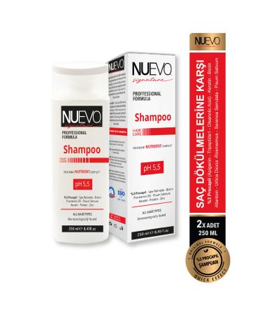 Nuevo Signature Anti-Hair Loss and Post-Hair Transplant 3% Procapil Shampoo 2 pieces - Buy Online on GoSupps.com