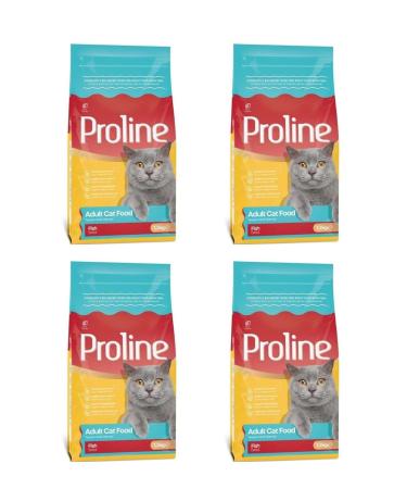 Proline Fish Cat Food 1200 gr X 4 Packages (Locked Packaging) - Buy Online on GoSupps.com