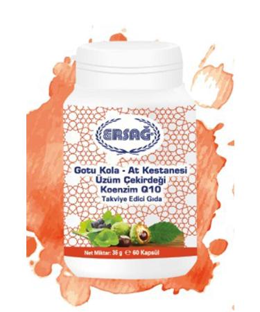 Ersa Gotu Kola Horse Chestnut Grape Seed Coenzyme Q1 - 2023