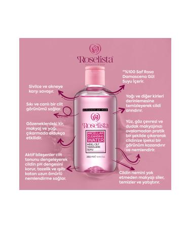 Roselista Rose Micellar Water 250 Ml - Buy Online on GoSupps.com
