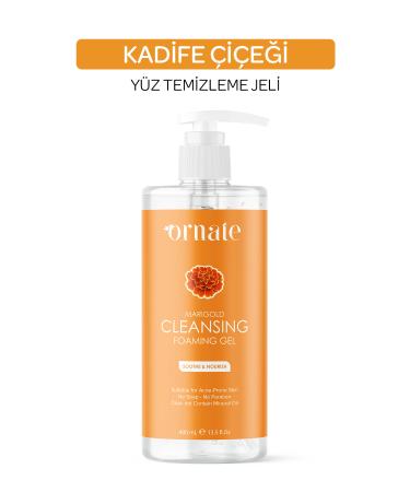 ORNATE Purifying and Soothing Facial Cleansing Gel for All Skin Types 400 ml