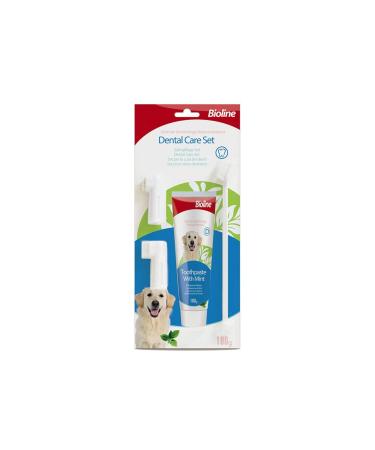Bioline Mint Flavored Oral Care Set for Dogs 100 gr
