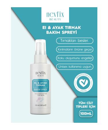 Nevfix Beauty Hand Foot Nail Fungus Spray 100 ml Deodorizer Moisturizer