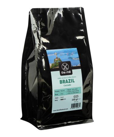 The Mill Brazil Cerrado Coffee Beans 250 G-Expertly Roasted Whole Coffee Beans - 0 Arabica
