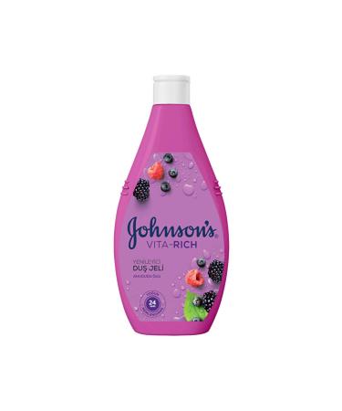 Johnson's Shower Gel - Vita-Rich Raspberry Refreshing - 400 ml