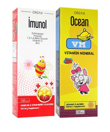 IMUNOL Ocean Syrup 150ml Ocean Vitamin Mineral Syrup 150ml Advantage Package - Buy Online on GoSupps.com