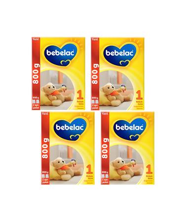 Bebelac Number 1 800 GR 0-6 Months 4-Pack (3200GR)