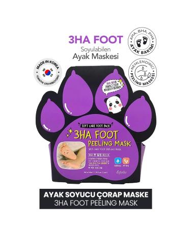 Esfolio Foot Peeling Sock Mask Peeling Foot Mask 3ha Foot Peeling Mask - Buy Online on GoSupps.com