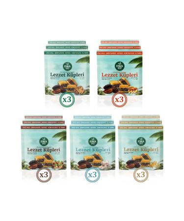 Eskafit Sugar-Free Date Product Mixed Set (1 SET 15 PACKS)