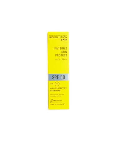 Revolution Skincare Invisible Sunscreen with Hyaluronic Acid SPF 50 50 ml - Buy Online on GoSupps.com