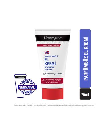 Neutrogena Norwegian Formula Hand Cream Unscented 75 Ml