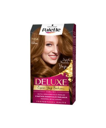 Palette Deluxe Hair Dye Caramel 7-55 ( 1 PIECE )