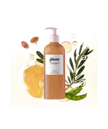 gisou Honey Infused Hair Wash - Sulfate-Free Honey Moisturizing Nourishing and Repairing Shampoo 330 Ml
