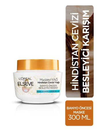 Elseve Coconut & Precious Oils Pre-Bath Nourishing Hair Mask 300 Ml-Naturals Beauty--