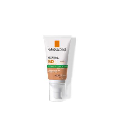La Roche Posay Anthelios SPF50 Dry Touch Fragrance-Free Gel Sun Cream Tinted 50ml for Sun Intolerant Skin