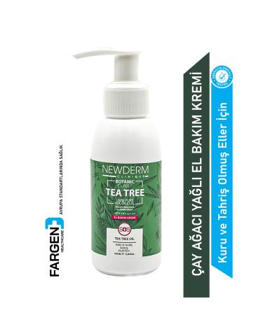 NEWDERM Clinique Tea Tree Oil - Tea Tree Extract Intensive Moisture Hand Care Cream (100 Ml)