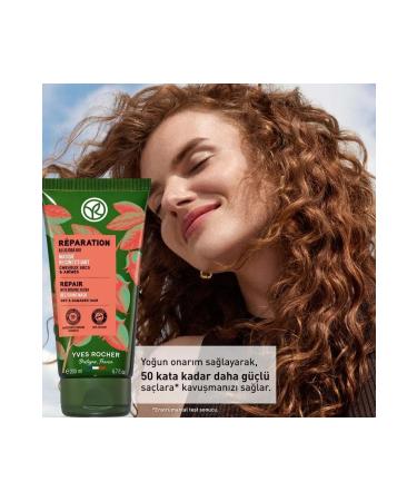 Yves Rocher Repairing Prebiotic Hair Mask - Damaged Hair / Reparation 200 Ml - Buy Online on GoSupps.com