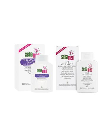 Sebamed Damaged Hair Shampoo 400ML and Face & Body Wash Liquid 200ML Set of 2 - Buy Online on GoSupps.com