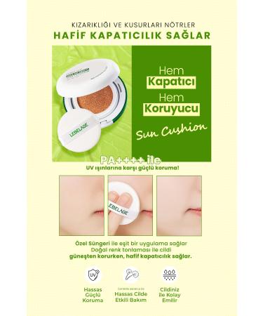 LEBELAGE Anti-Oily Concealer Sunscreen with Centella LEBELAGE NO Sebum Cushion SPF50+ pa++++ - Buy Online on GoSupps.com