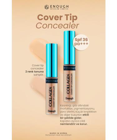 Enough Collagen Under Eye Concealer ENOUGH Collagen Cover Tip Concealer SPF 36 / PA +++ - Buy Online on GoSupps.com