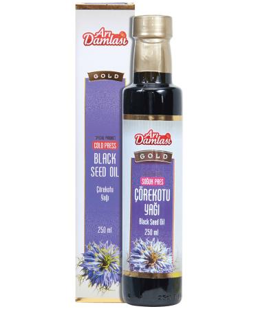 Bee Drops Organic % Herbal Cold Pressed Black Cumin Oil 250 Ml