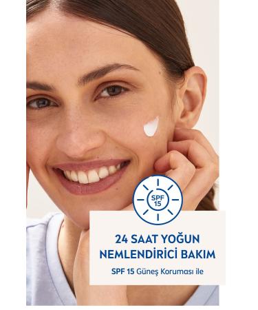 NIVEA Essentials Nourishing Day Face Care Cream 50 Ml Dry Skin - Almond Oil SPF15 - Buy Online on GoSupps.com