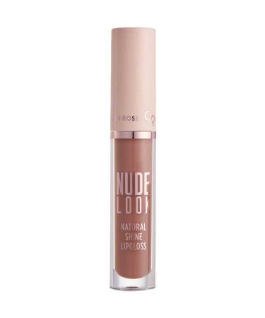 Golden Rose Nude Look Natural Shine Lipgloss 01 Nude Delight Natural Color Lip Gloss