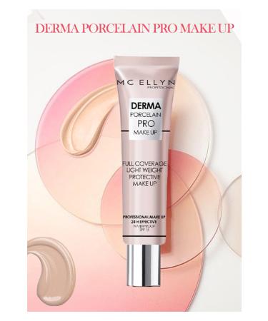 Mcellyn Mc Ellyn Derma Porcelain Pro Make Up Foundation No:02 - Buy Online on GoSupps.com