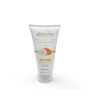 Alldermo Moisture. Hand Face Body Cream Calendula - Chamomile Extract 75ml
