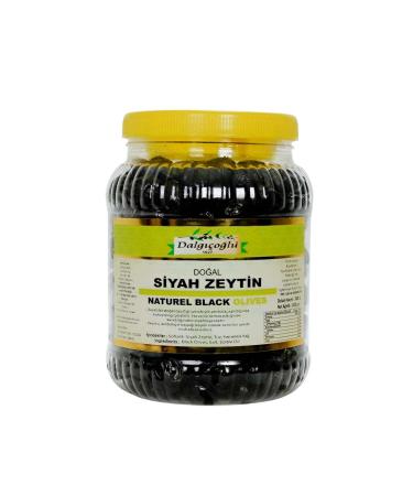 Dalg o lu Black Olives Less Salty Hard Large Fleshy Jumbo Luxury 2000 cc