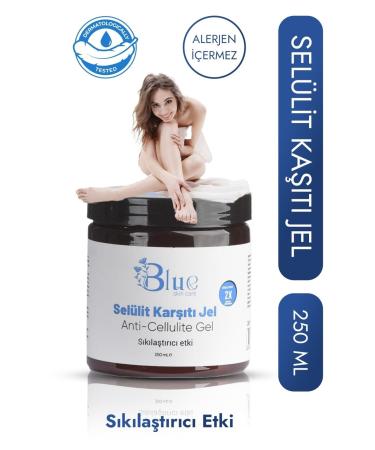 BLUE Skin Care Cellulite and Stretch Marks Remover Slimming Firming Gel 250 ml