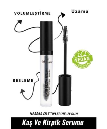 Dr. Clinic Nourishing Eyebrow and Eyelash Serum 6 ml - Buy Online on GoSupps.com