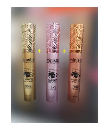 Ministar 3-Piece Legendary Mascara Set Volume + Curl + Lengthening + Ultra Black - Buy Online on GoSupps.com