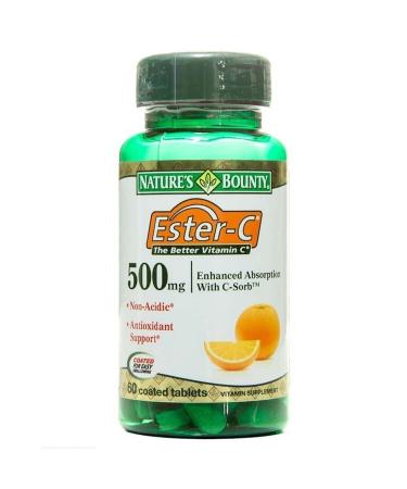 Natures Bounty Ester C 500 Mg 60 Tablets