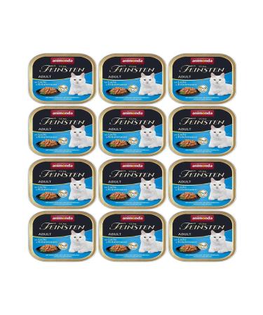 Animonda Vom Feinsten Grain-free Salmon Cat Wet Food with Herb Sauce 100gr*12 Pieces
