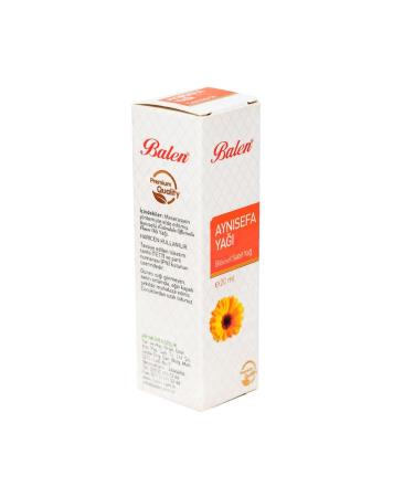 Balen Pure Calendula Oil Maceration 20 ml Calendula Oil Glass Bottle