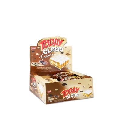 Elvan Today Cloud Cake Tiramisu 40 Gr. 24 Pieces (1 Box) - Buy Online on GoSupps.com