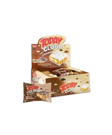 Elvan Today Cloud Cake Tiramisu 40 Gr. 24 Pieces (1 Box)