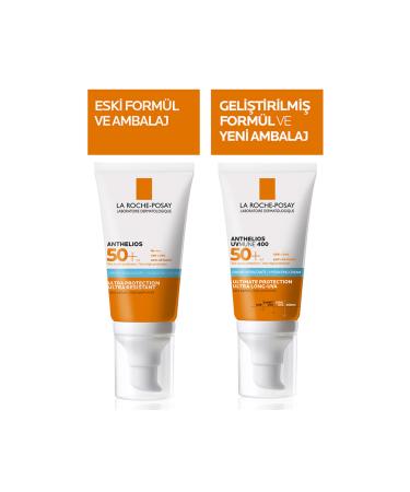La Roche Posay Anthelios Uvmune 400 Colorless SPF50 Skin Barrier Repair Moisturizing Sun Cream 50 ml - Buy Online on GoSupps.com